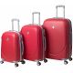 Набор чемоданов Bonro Smile 3 штуки с двойными колесами красный (110069)