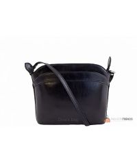 Итальянская кожаная сумка DIVAS BARBARA TR912 черная