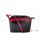 Итальянская кожаная сумка DIVAS BARBARA TR912 черная с красным