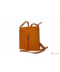 Итальянская кожаная сумка DIVAS KYRA Р2281 оранжевая