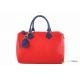 Итальянская кожаная сумка DIVAS DORETTA M8873 красная с синим