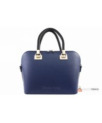 Итальянская кожаная сумка DIVAS Camelia M8937 синяя