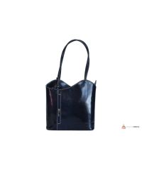 Итальянская кожаная сумка DIVAS CHIARA S6833 темно-синяя