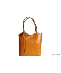 Итальянская кожаная сумка DIVAS CHIARA S6833 желтая