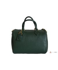 Итальянская кожаная сумка DIVAS DORETTA M8873 зеленая
