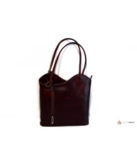 Итальянская кожаная сумка DIVAS CHIARA S6833 темно-коричневая