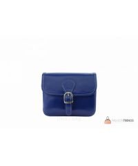 Итальянская кожаная сумка DIVAS Alma TR956 синяя