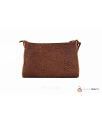 Итальянская кожаная сумка DIVAS Trasea TR 969 коричневая