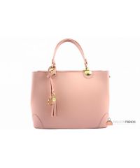 Итальянская кожаная сумка DIVAS Grazia M8938 розовая