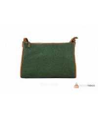 Итальянская кожаная сумка DIVAS Trasea TR 969 зеленая