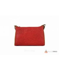 Итальянская кожаная сумка DIVAS Trasea TR 969 красная