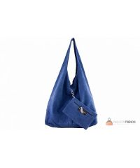 Итальянская замшевая сумка DIVAS MONICA BS15206 синяя