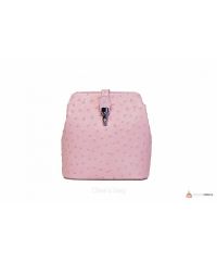 Итальянская кожаная сумка DIVAS INES P2280 розовая