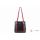 Итальянская кожаная сумка DIVAS Zarina S7027 черная с красным