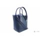 Итальянская кожаная сумка DIVAS Valeria M8931 синяя