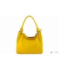 Итальянская кожаная сумка DIVAS ASIA S6814 желтая