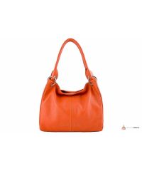 Итальянская кожаная сумка DIVAS ASIA S6814 оранжевая