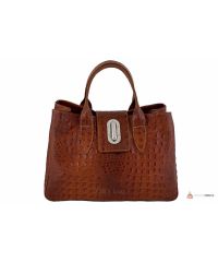 Итальянская кожаная сумка DIVAS LAURA BM11205 коричневая