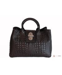 Итальянская кожаная сумка DIVAS LAURA BM11205 темно-коричневая