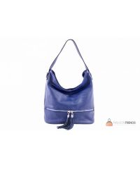 Итальянская кожаная сумка DIVAS Klara S7022 синяя