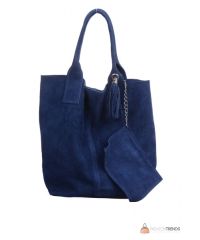 Итальянская замшевая сумка DIVAS ARIANNA S6813 фиолетовая