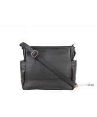 Итальянская кожаная сумка DIVAS Sherry S7064 черная