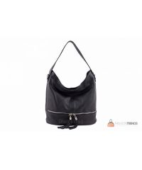 Итальянская кожаная сумка DIVAS Klara S7022 черная