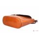 Итальянская кожаная сумка DIVAS Dotty TR964 коричневая