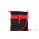 Итальянская кожаная сумка DIVAS Tamara TR938 черная с красным