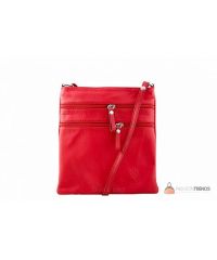 Итальянская кожаная сумка DIVAS Tamara TR938 красная