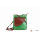 Итальянская кожаная сумка DIVAS Dotty TR964 зеленая