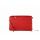 Итальянский кожаный клатч DIVAS Kim P2309 красный