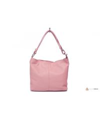 Итальянская кожаная сумка DIVAS LORELLA BS15207 розовая