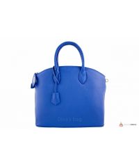 Итальянская кожаная сумка DIVAS GLENDA M8865 синяя