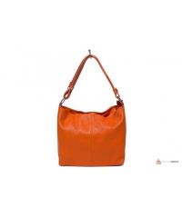 Итальянская кожаная сумка DIVAS LORELLA BS15207 оранжевая