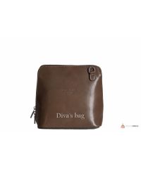 Итальянская кожаная сумка DIVAS RAMONA TR923 тауп