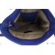 Итальянская кожаная сумка DIVAS Josslyn TR997 голубая с бежевым