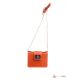 Итальянская кожаная сумка DIVAS EMILY TR922 оранжевая
