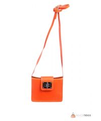 Итальянская кожаная сумка DIVAS EMILY TR922 оранжевая