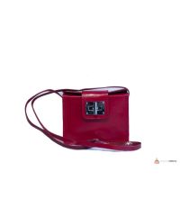 Итальянская кожаная сумка DIVAS EMILY TR922 красная
