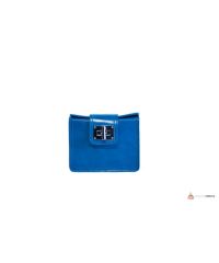 Итальянская кожаная сумка DIVAS EMILY TR922 голубая
