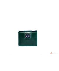 Итальянская кожаная сумка DIVAS EMILY TR922 темно-зеленая