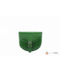 Итальянская кожаная сумка DIVAS Anja TR957 зеленая