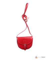 Итальянская кожаная сумка DIVAS Anja TR957 красная