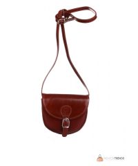 Итальянская кожаная сумка DIVAS Anja TR957 коричневая