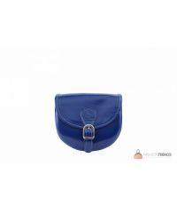 Итальянская кожаная сумка DIVAS Anja TR957 синяя