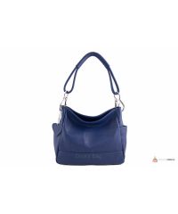Итальянская кожаная сумка DIVAS SHEILA S6914 темно-синяя