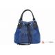 Итальянская замшевая сумка DIVAS Flaminia S7005 синяя
