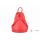 Итальянский кожаный рюкзак DIVAS Latisha S7073 красный
