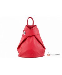 Итальянский кожаный рюкзак DIVAS Stella S6933 красный